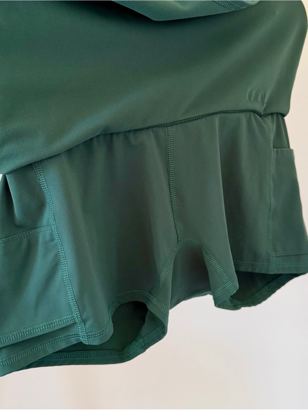 Fore All George Golf Mini Skirt Skort in Forest Green - S - Picture 8 of 8